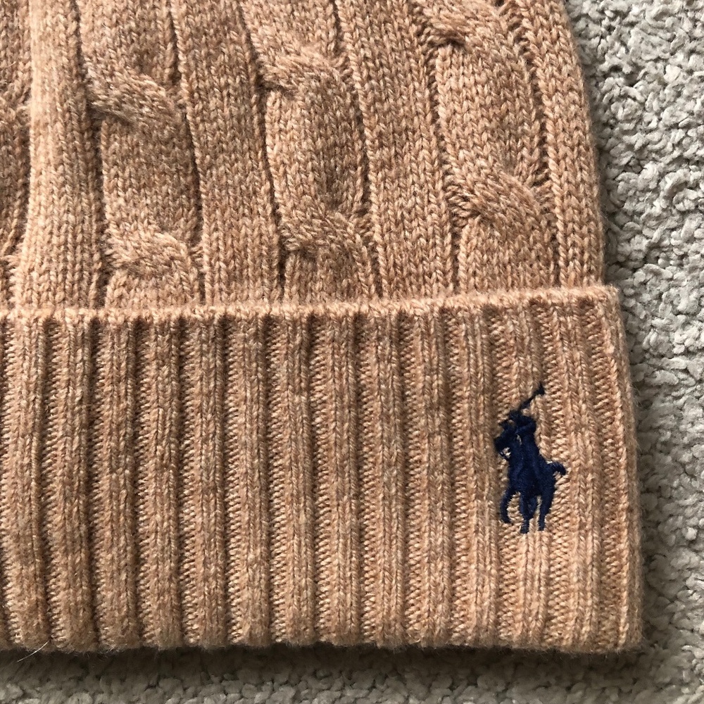 Polo Ralph Lauren Cashmere Blend Beanie. NWOT. - Picture 2 of 3